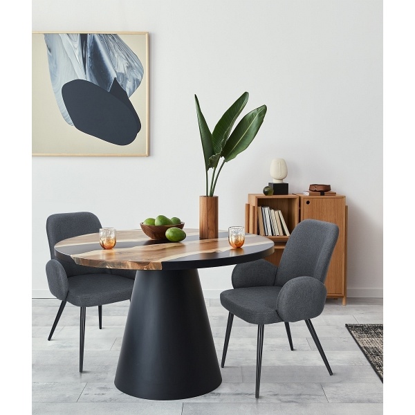 Krzesło Labby szare ciemne - Intesi